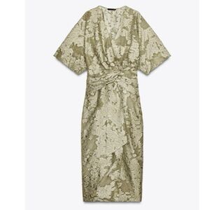 Textured Drape Dress NWT